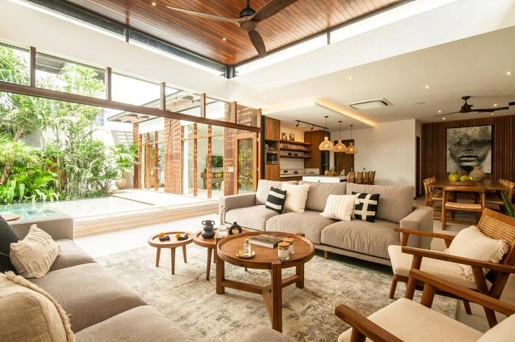 Memanfaatkan pencahayaan alami, Sumber: ilotpropertybali.com