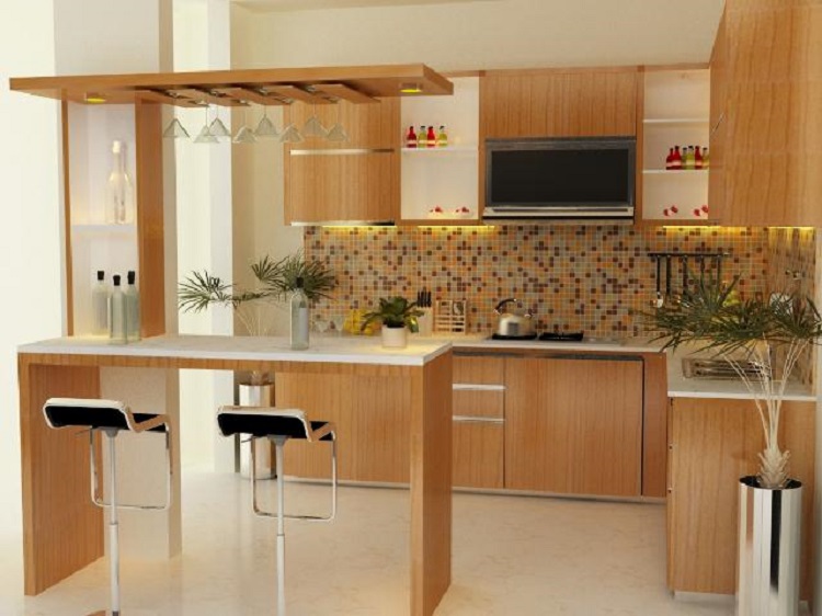 Contoh kitchen set minimalis, Sumber: blog.rumahdewi.com