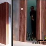 Hasil jadi pintu kamuflase Ibu A. Sumber: doc pribadi