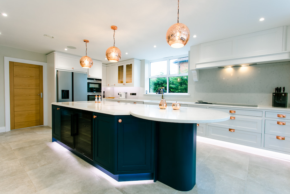 Dapur mewah dengan konsep island
