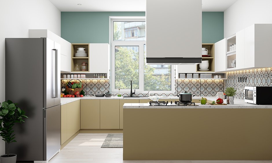 Dapur rumah dengan model G Shaped