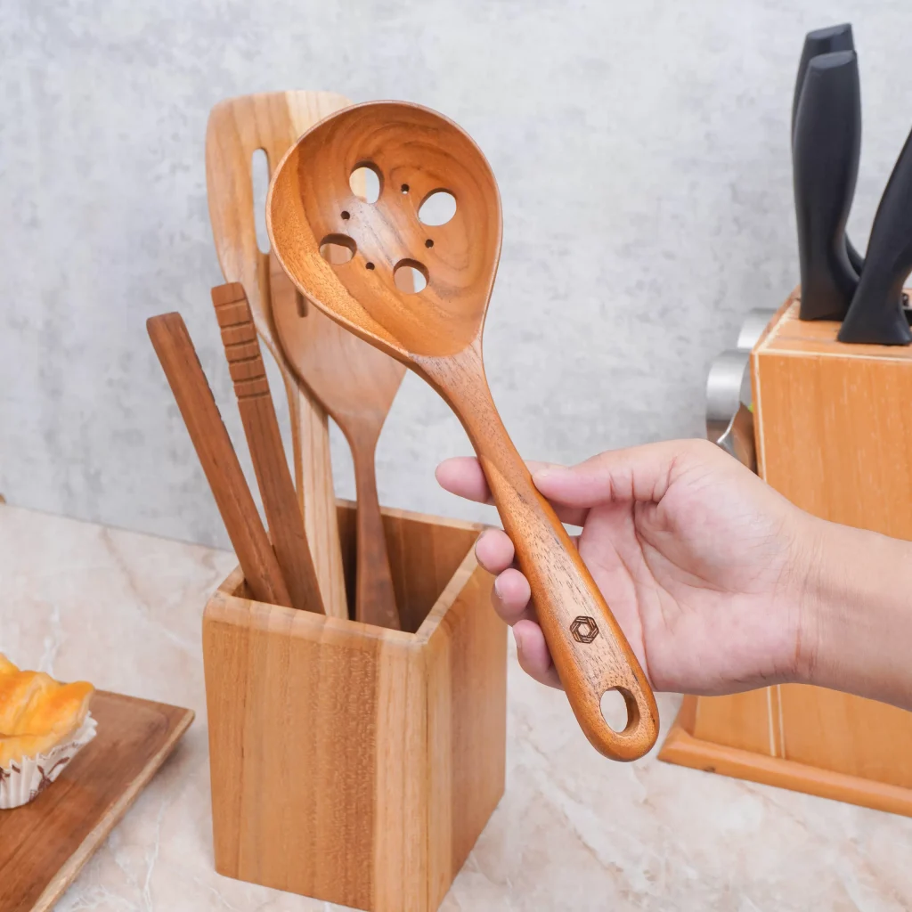 Gambar spatula dari kayu